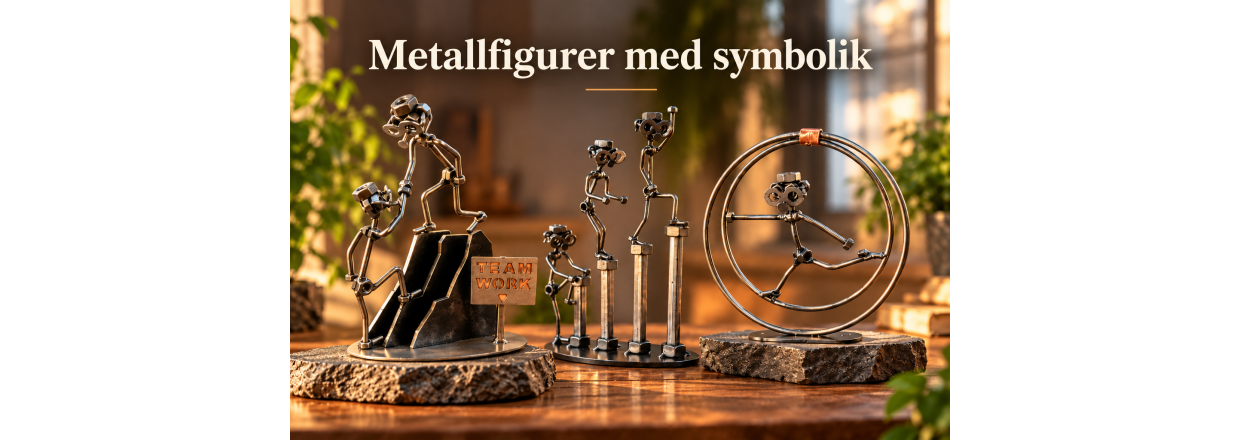 Metallfigurer med symbolik