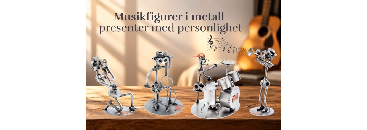 Musikfigurer i metall - unika presenter till dem som �lskar musik