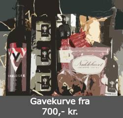Gavekurve 700,- kr. og opefter