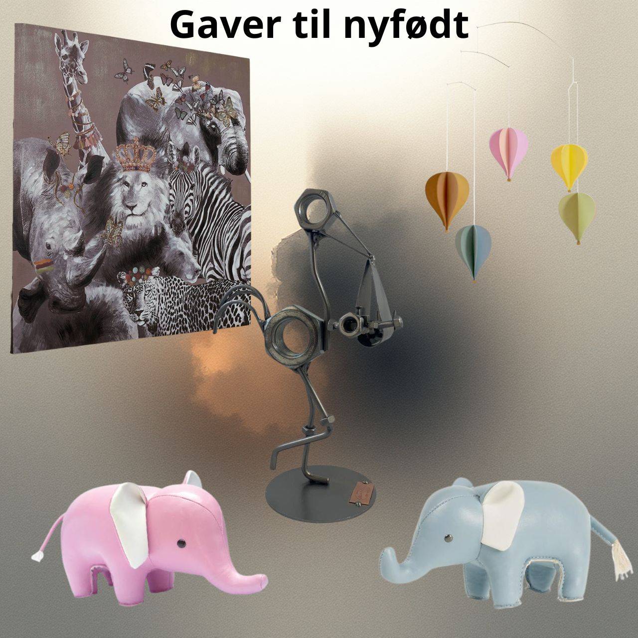 Gaver til nyf&oslash;dt
