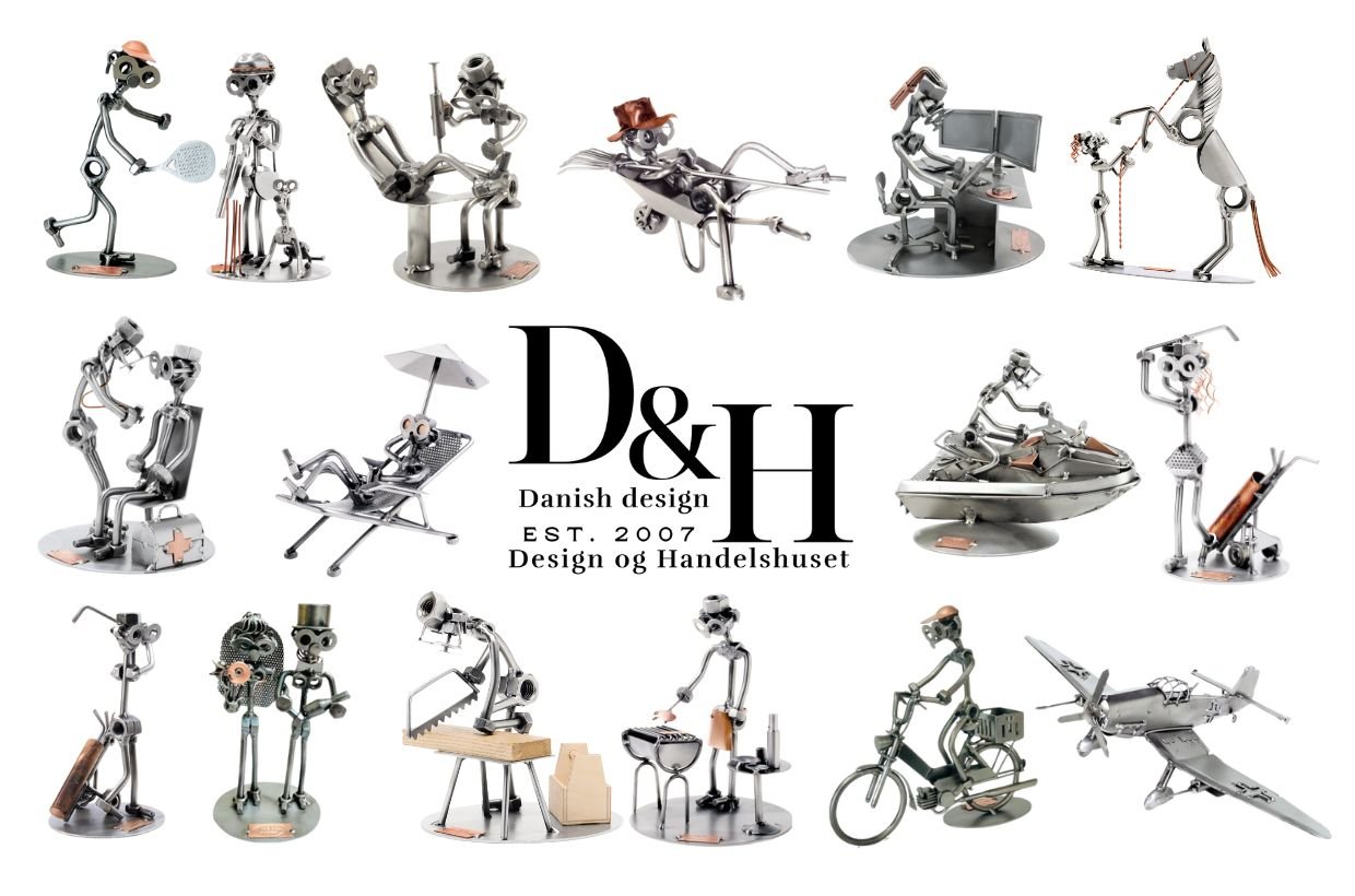 Stort udvalg af unikke metalfigurer