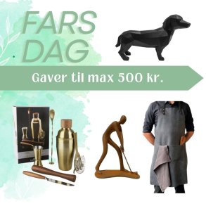 Gave til far Max. 500 kr.