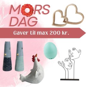 Mors dag gave til max 200,- kr.