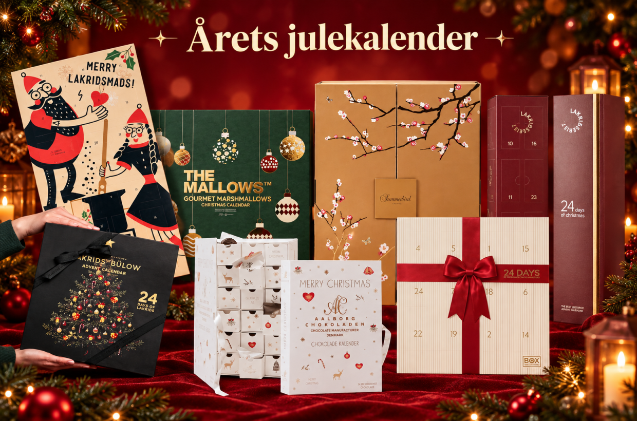 �rets udvalg af julekalendere