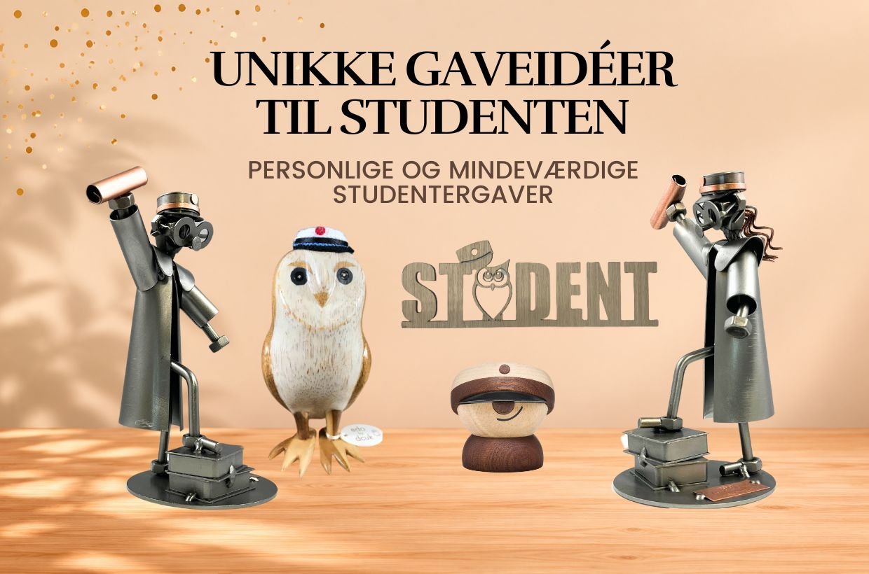 Unikke og personlige gaver til student