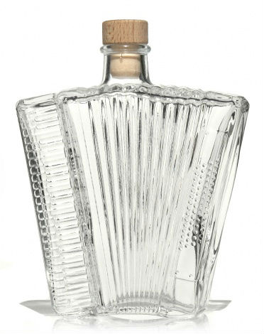 Billede af Glasflaske - Harmonika flaske - 500 ml.