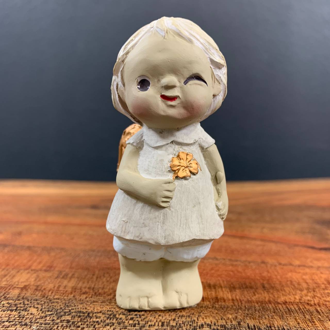 Nääsgränsgården - Englefigur 8 cm - Lykke