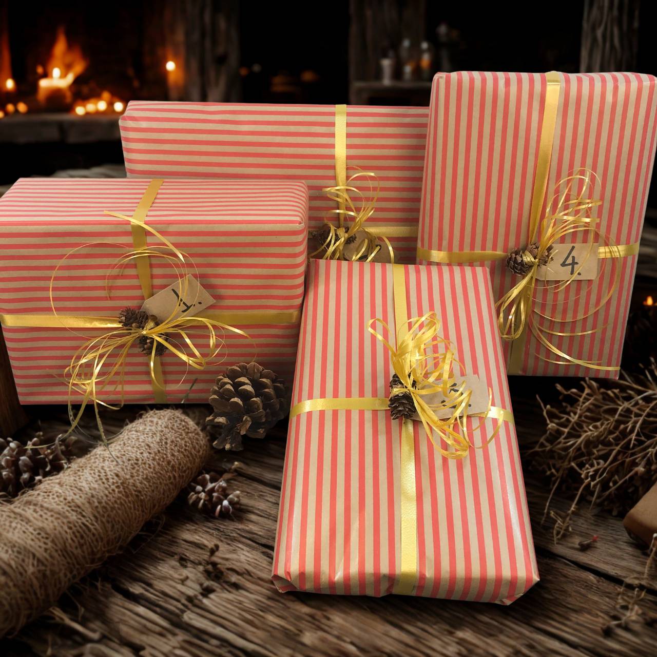 Adventsgaver til hende 1400,- kr. 4 gaver til hende et mix af spiselige gaver og pynt
