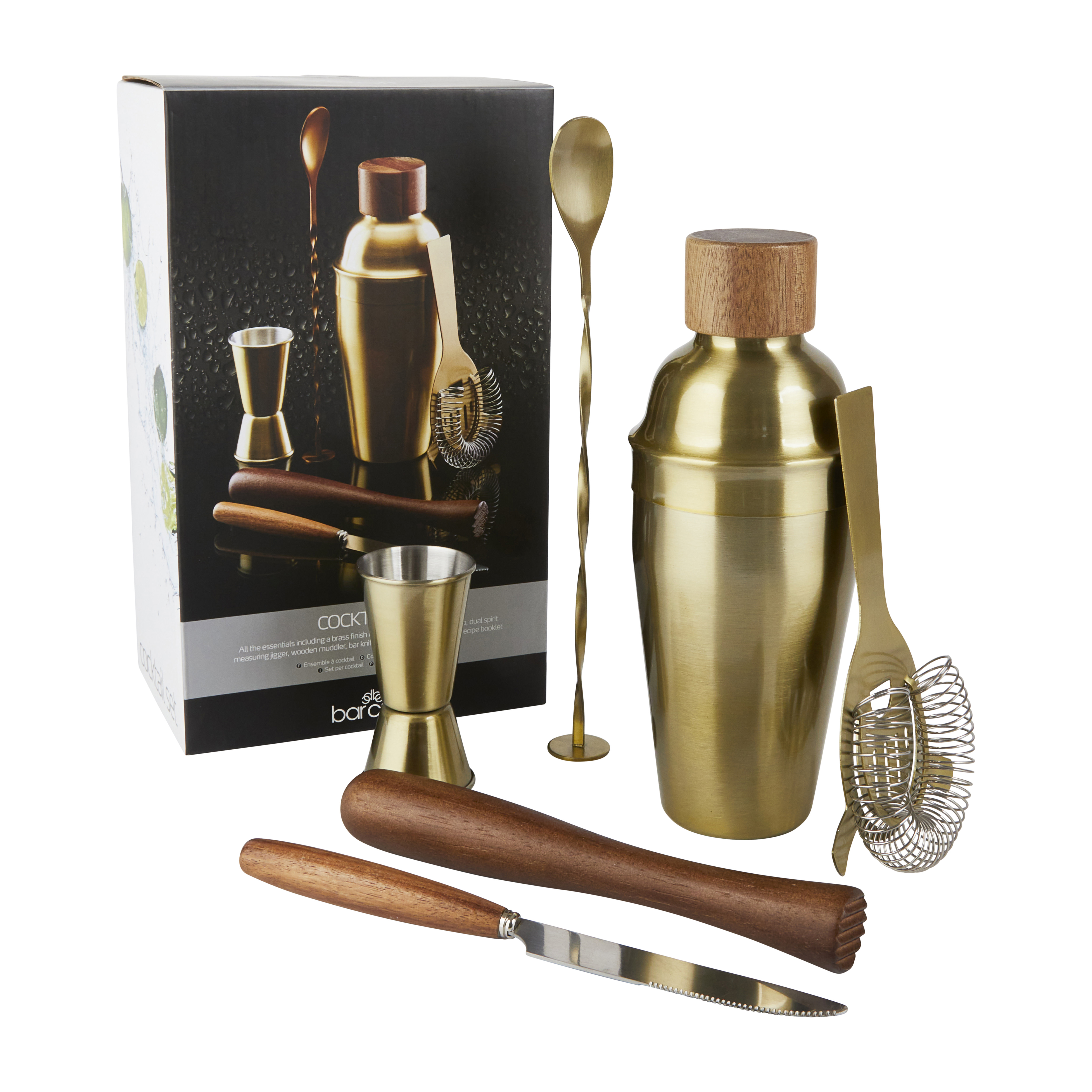 Cocktail sæt - Gold