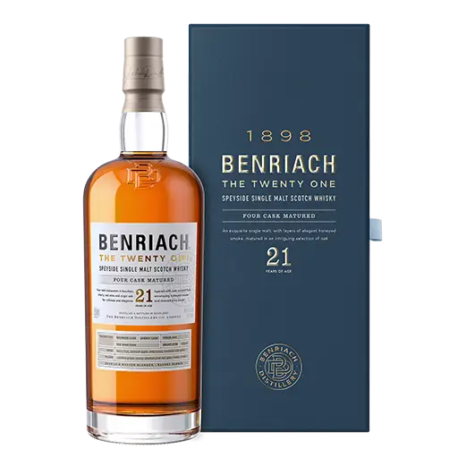 Benriach 21 Years Old 46% Eksklusiv Speyside Single Malt Whisky