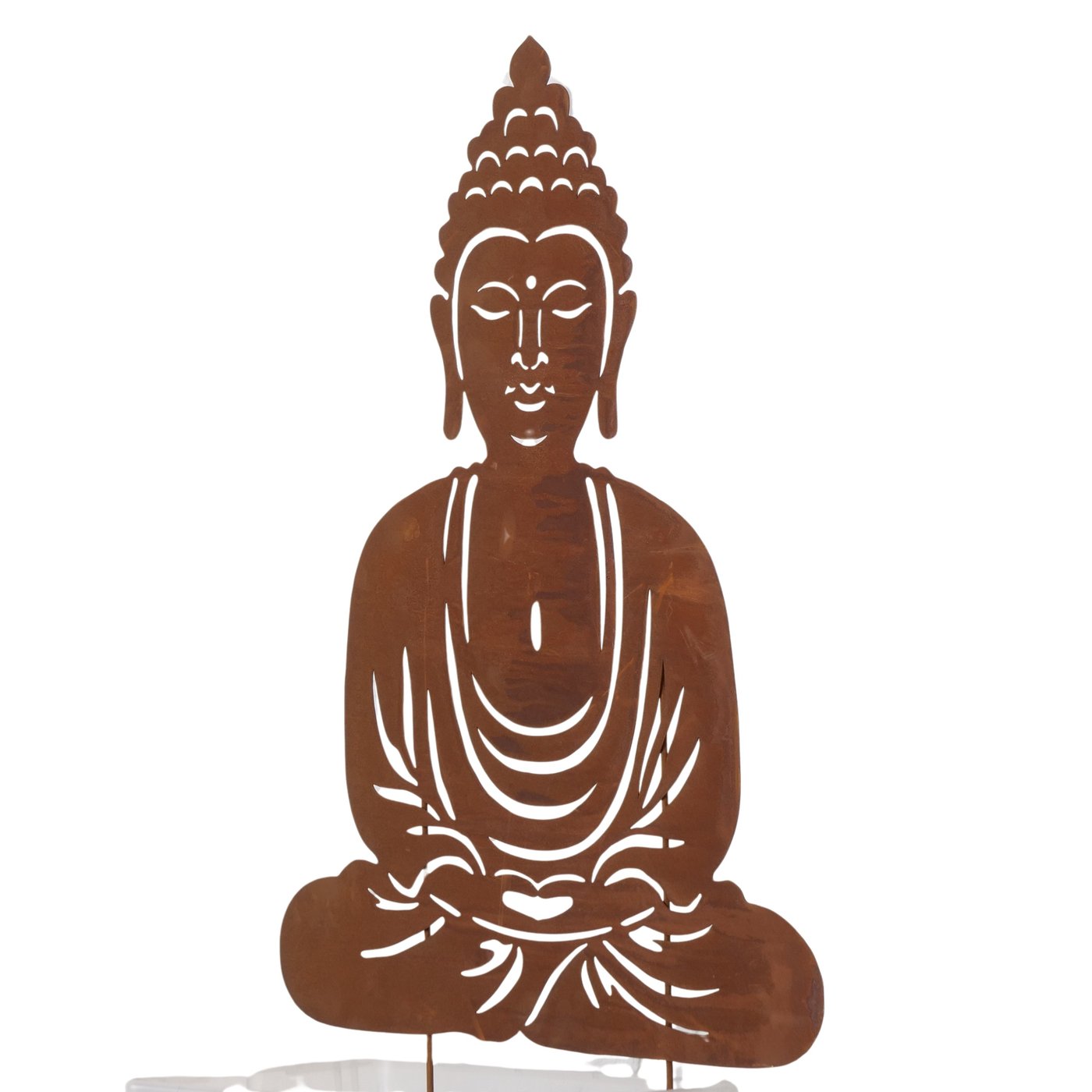 Buddha - Havespyd Buddha - Cortenstål