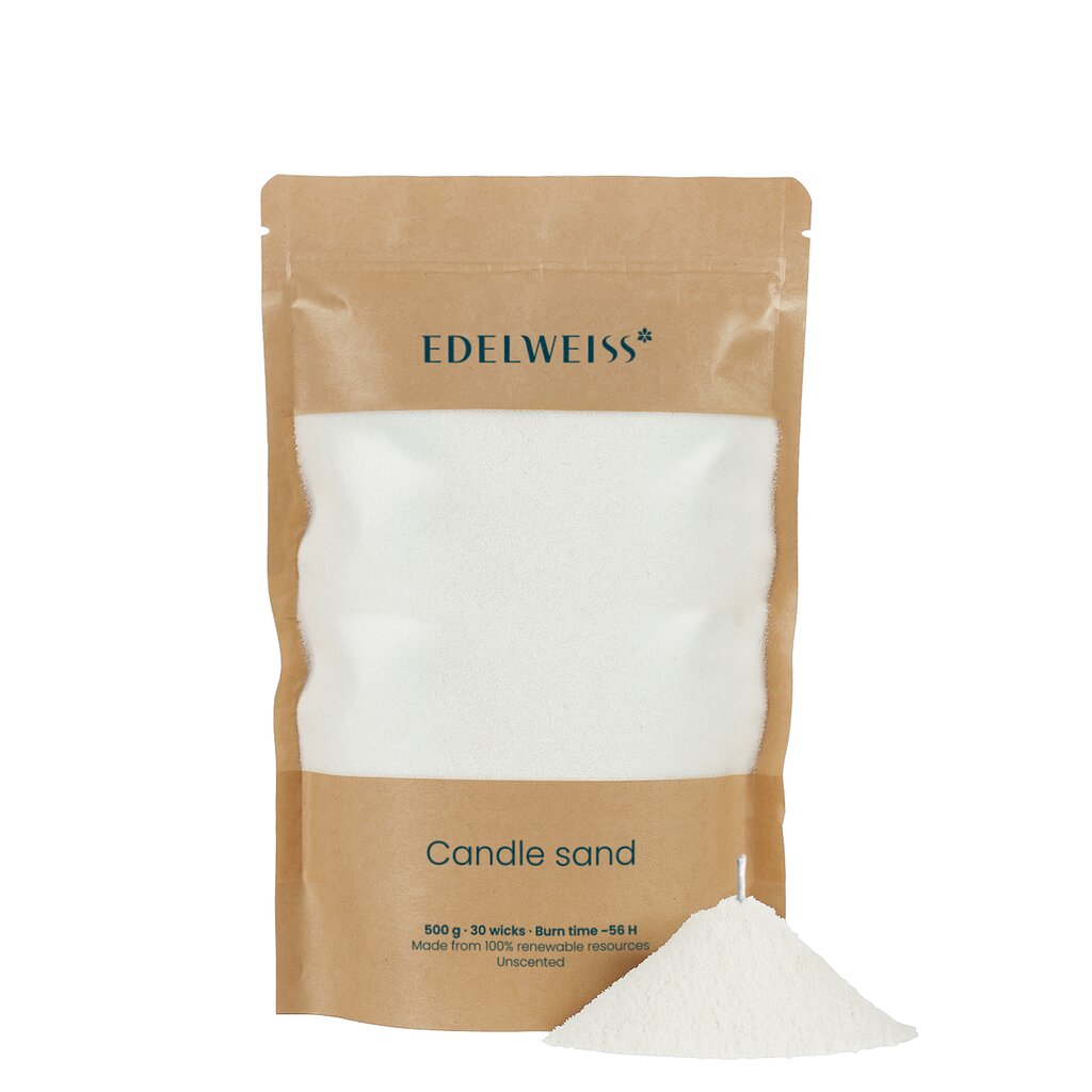 Candle Sand 100% Stearin 500 g inkl. 30 væger