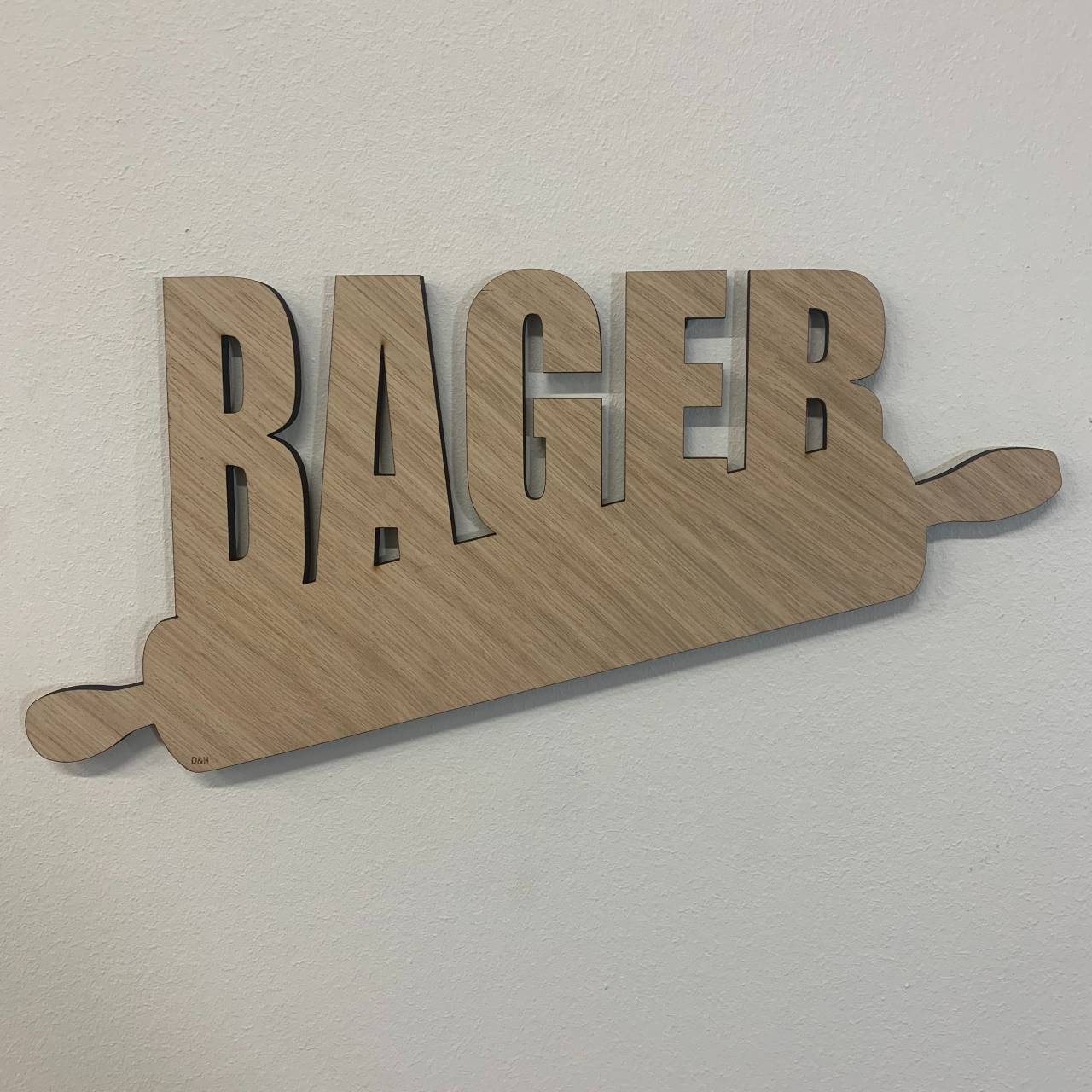 Træskilt - Bager