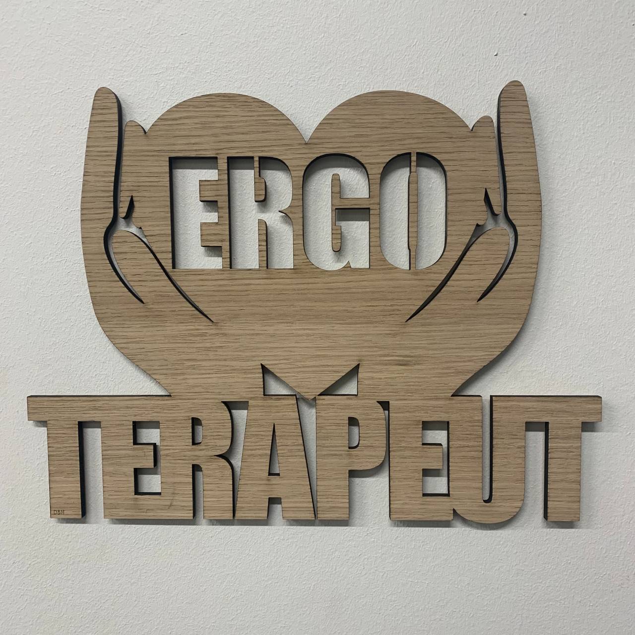 Træskilt - Ergoterapeut