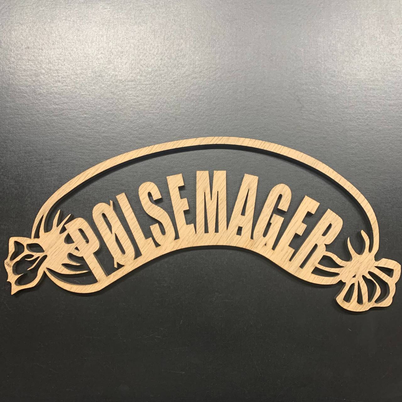 Træskilt - Pølsemager