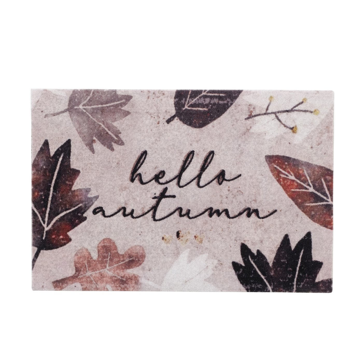 Dørmåtte med tekst - Hello Autumn - Måtte 60x40 cm.