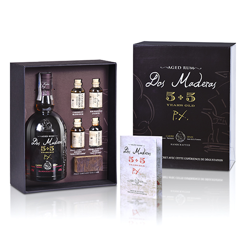Dos Maderas Caribbean Double Aged Rum 5+5 år +Tasting Kit