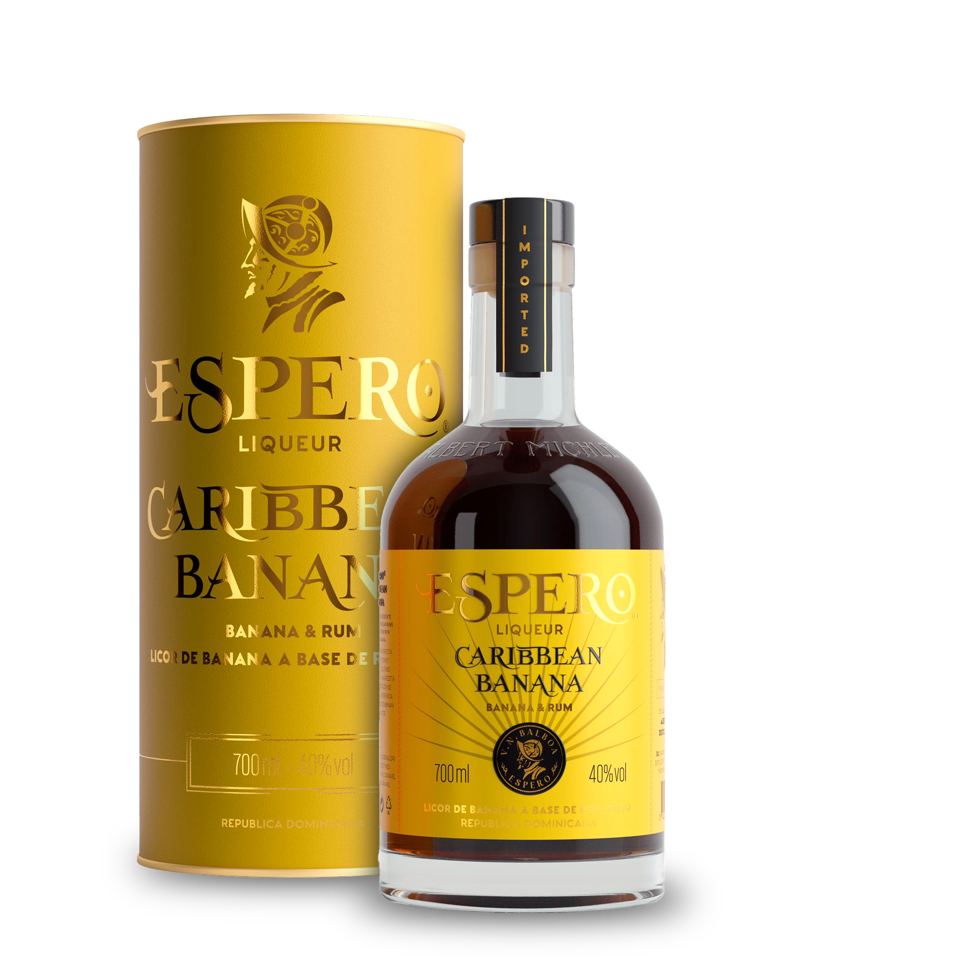 Espero Caribbean Banana & Rum 40 % 70 cl Nyhed