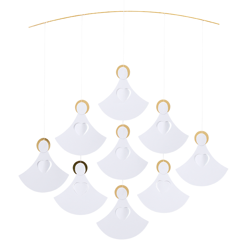 Flensted Mobiles - Design Uro - Englekor 9 - Uro Med Engle