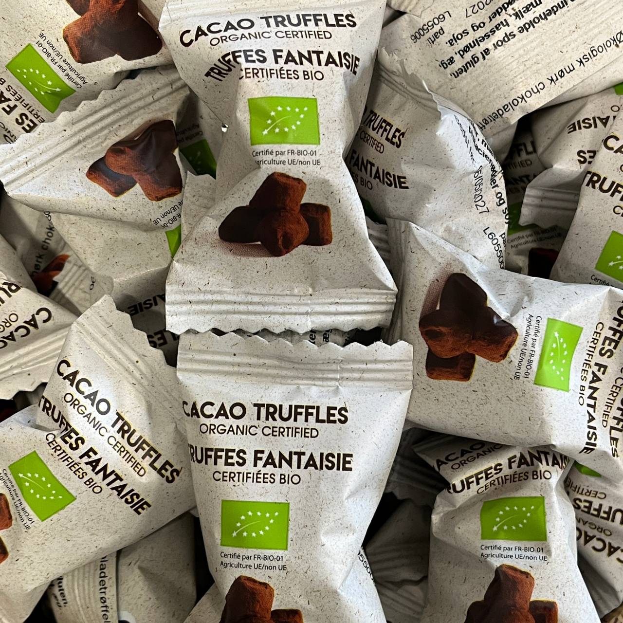 Flowpakket chokolade trøffel Økologisk Classic