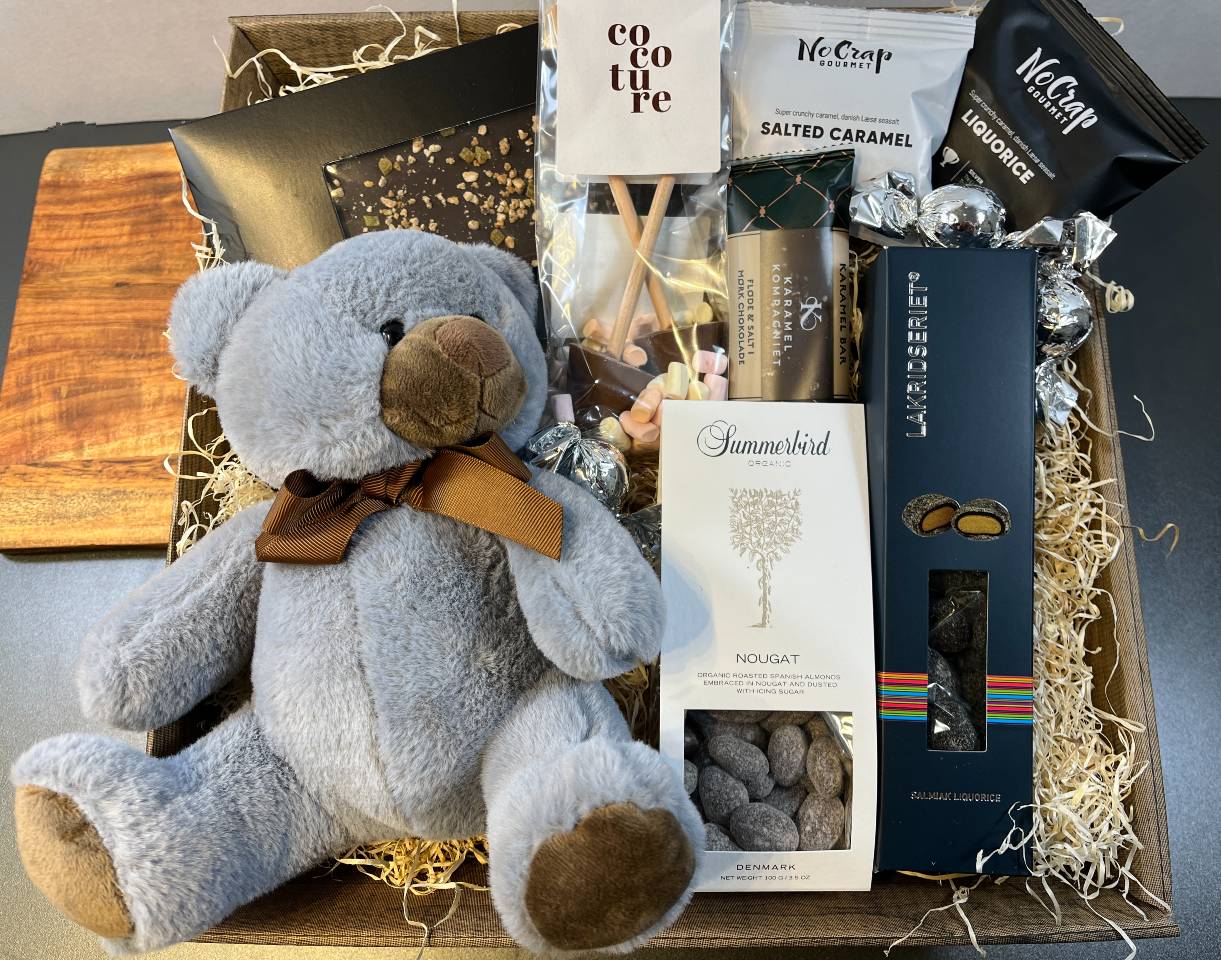 Gavekurv - Baby Shower og barselsgave - Dreng