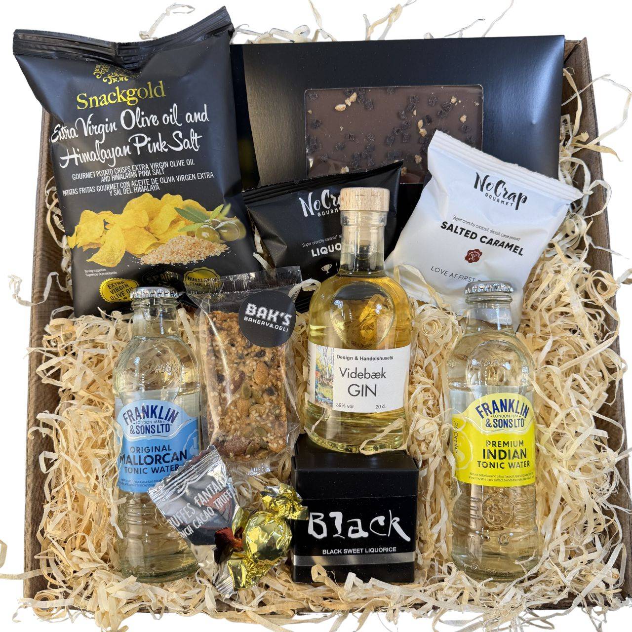Gavekurv - Gin og lækkerier