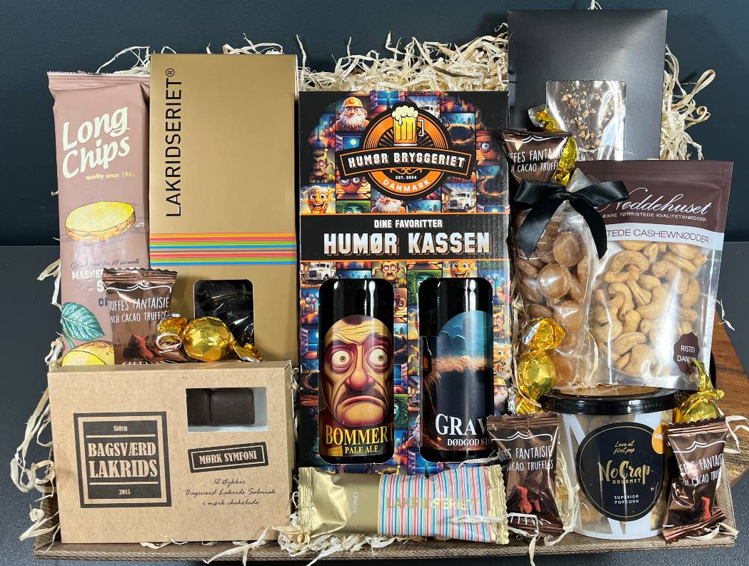 Gavekurv - Humørkassen | 500,- kr.