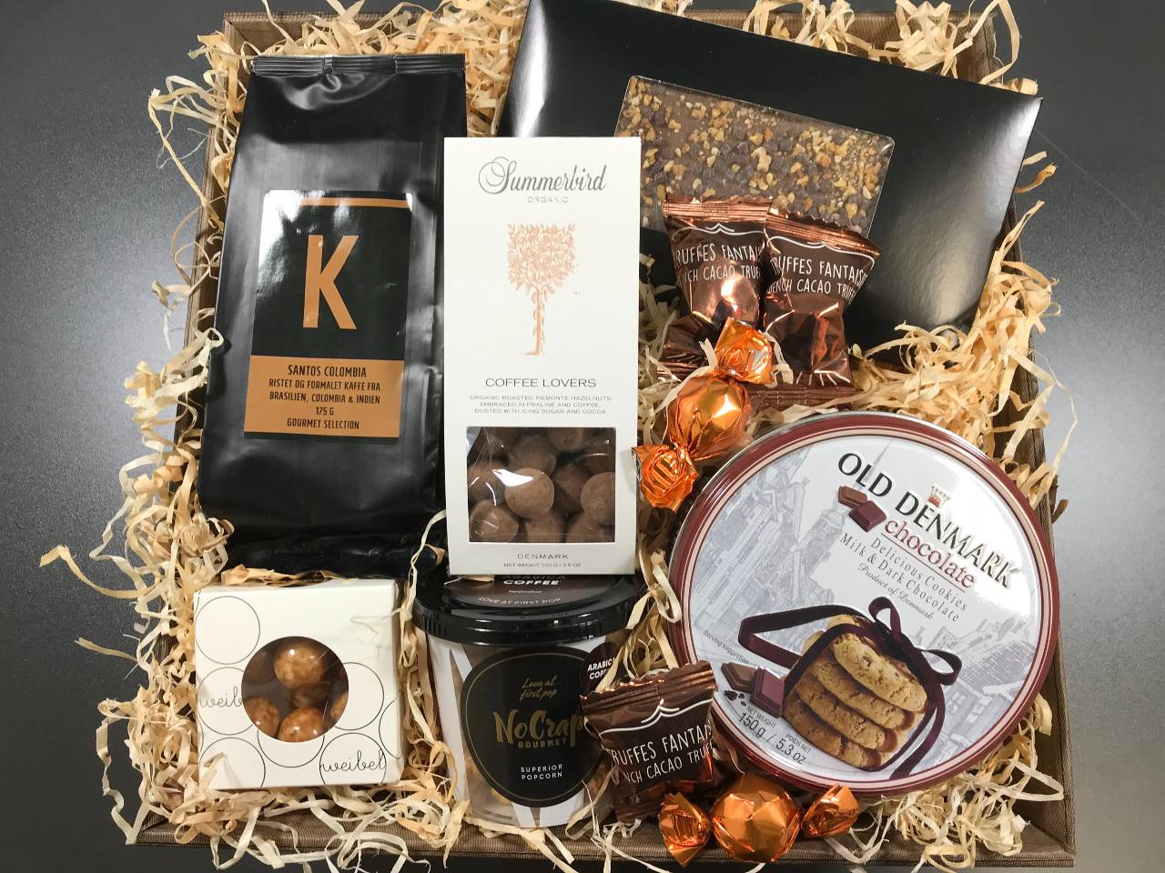 Gavekurv til hende - Kaffe tema