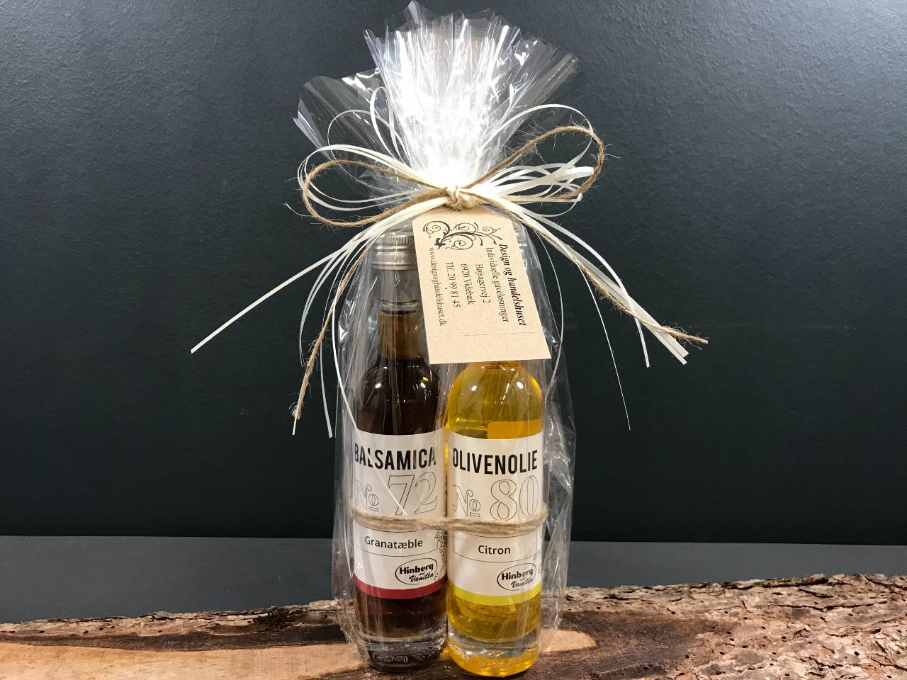 Gavekurv til veninden - Balsamico og olie