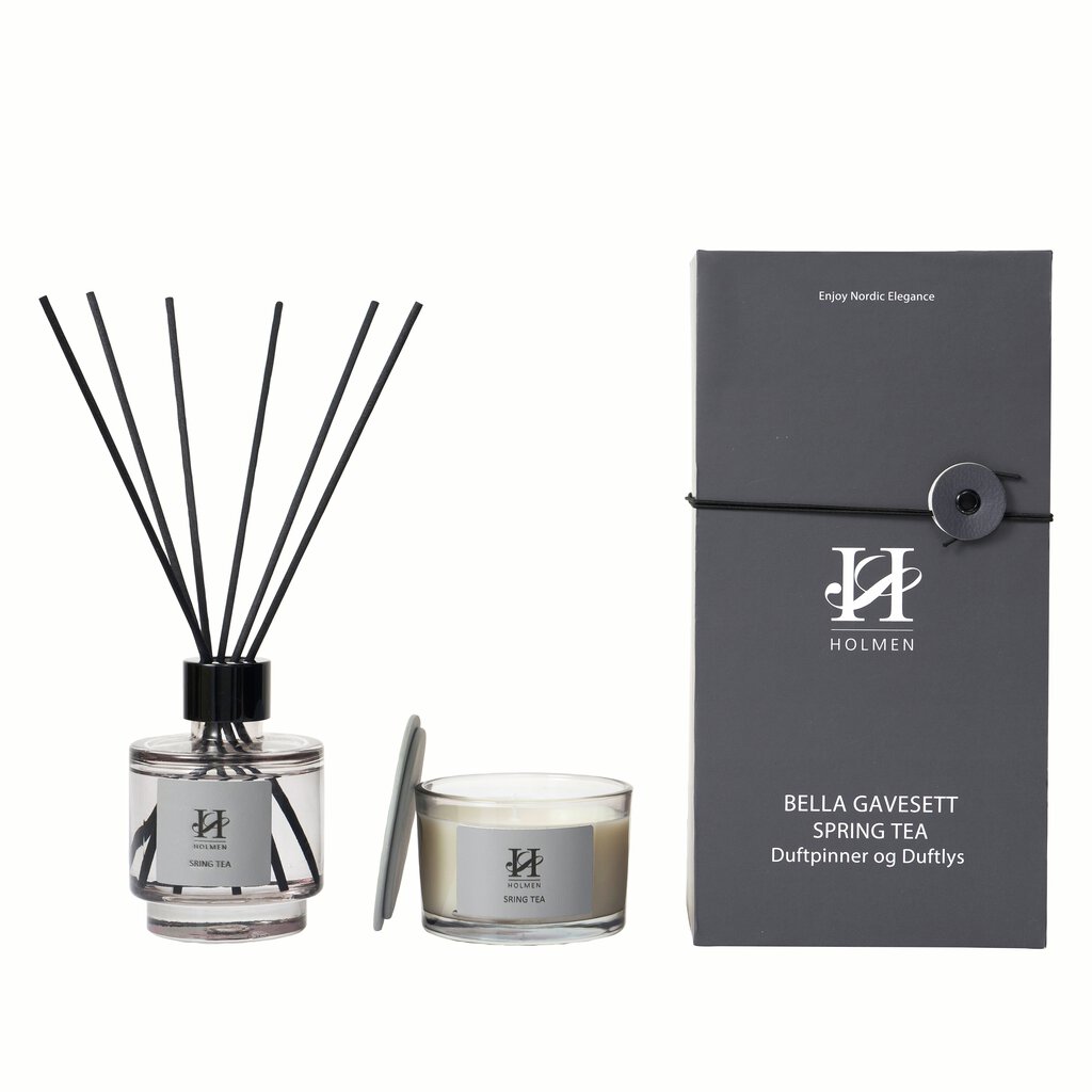 Gavesæt med Duftlys & Duftpinde Spring Tea