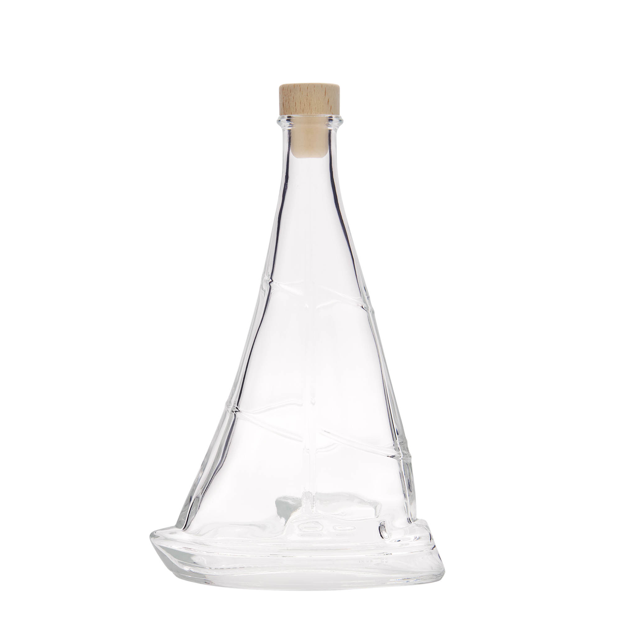 Glasflaske - Sejlbåd - 350 ml