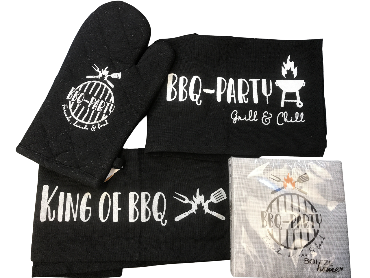 Grill Sæt - King of BBQ - Den Perfekte Gave til Grillmesteren