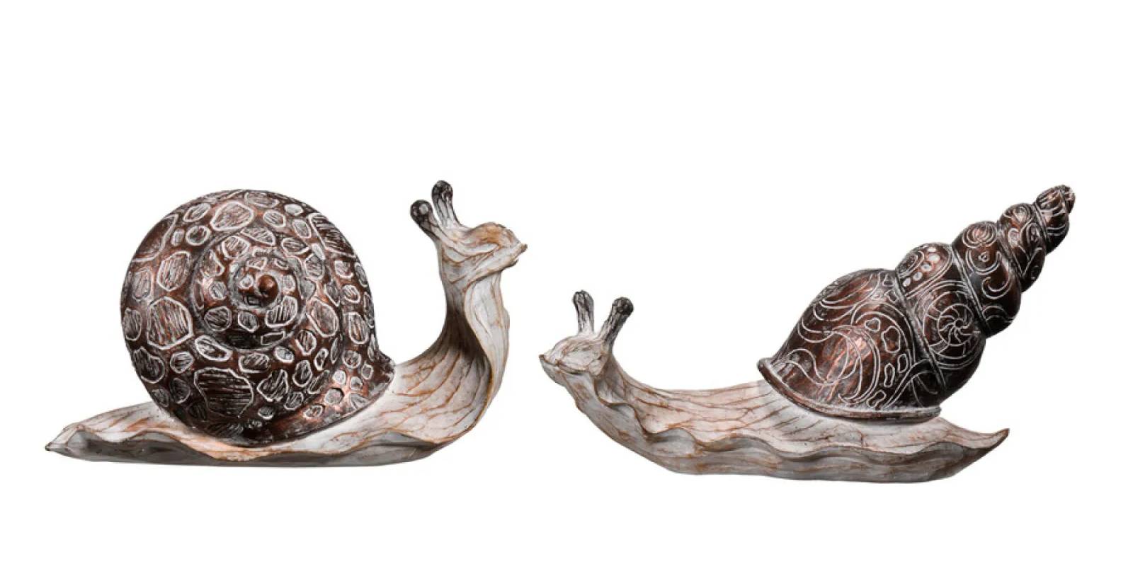 Havefigur - Snegle - Sæt 2 stk.