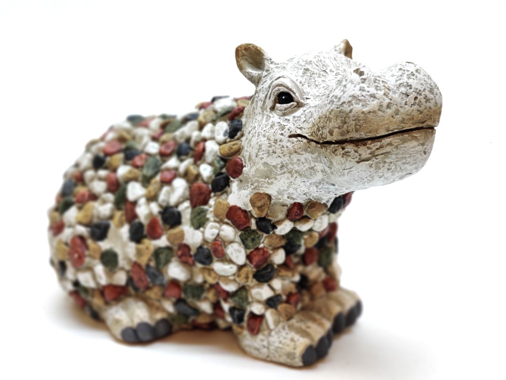 Havefigur flodhest