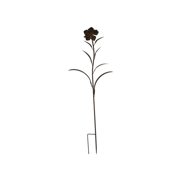 Havespyd - Blomst i cortenstål