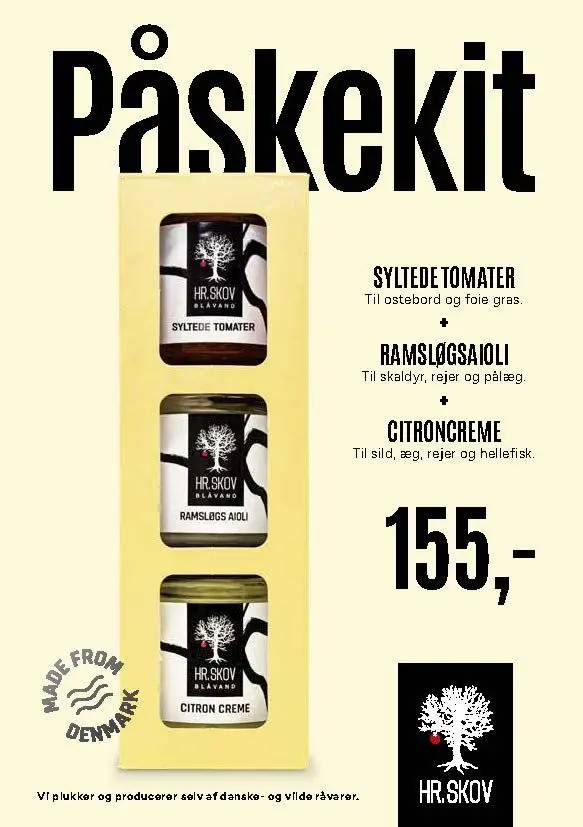 Hr. Skov Påske Kit 2026 3 delikatesser til påskebordet