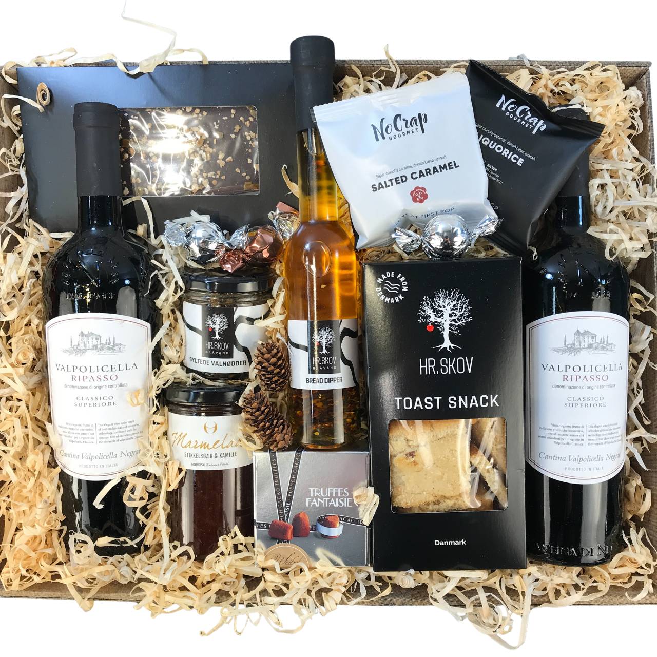 Julekurv - Vin og specialiteter