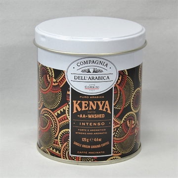 Kenya AA kaffe i smuk kaffedåse