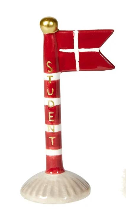 Keramik flag - Student - Rød student