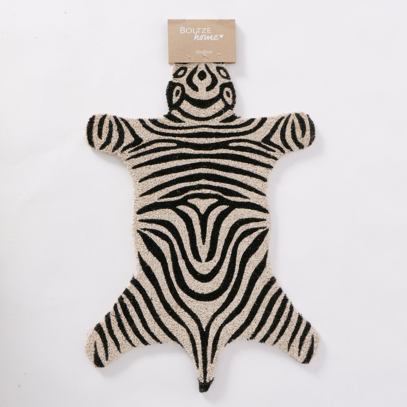 Kokosmåtte - Zebra måtte - 80x50 cm.