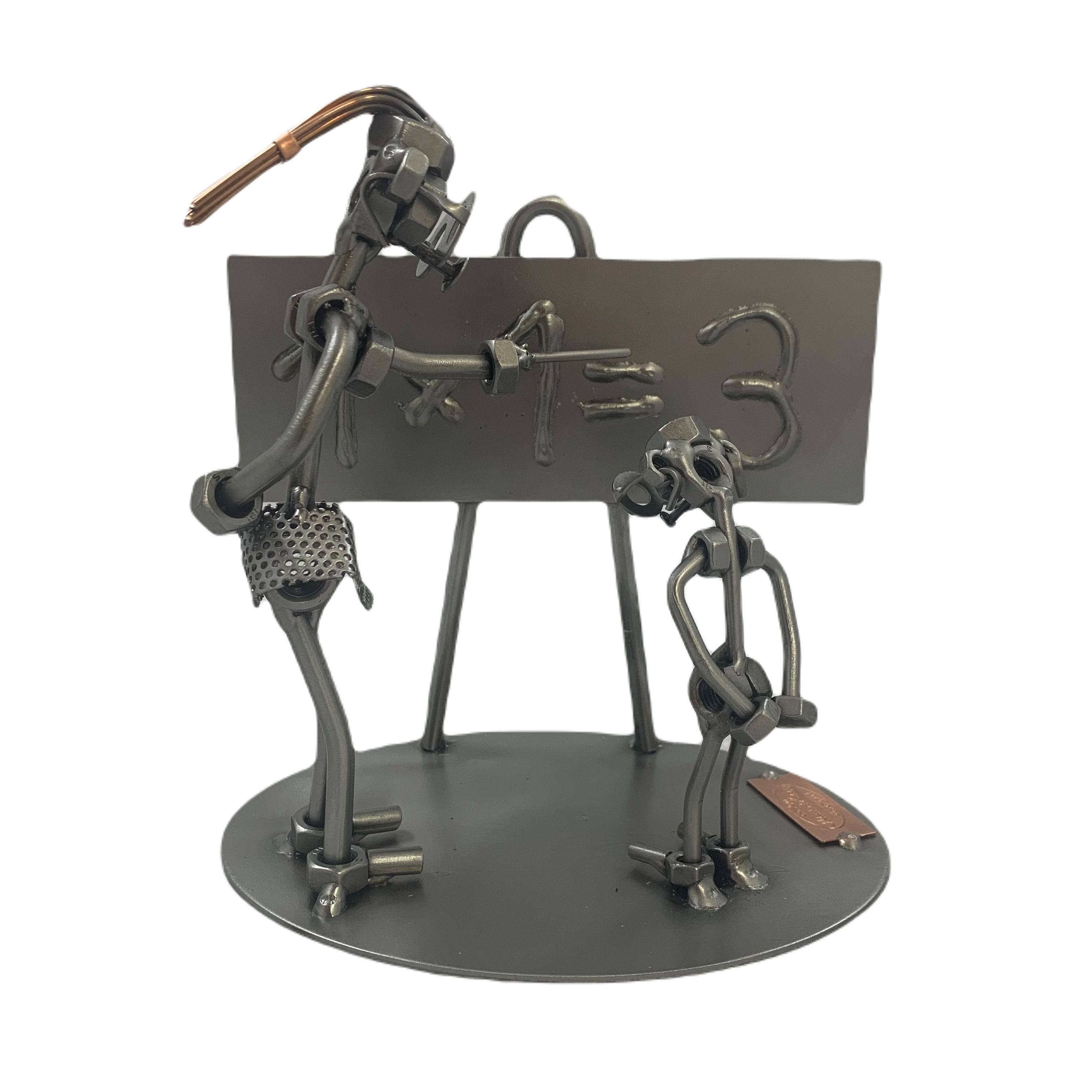 Metalfigur - Svendegave til Kvindelig Lærer - Underviser