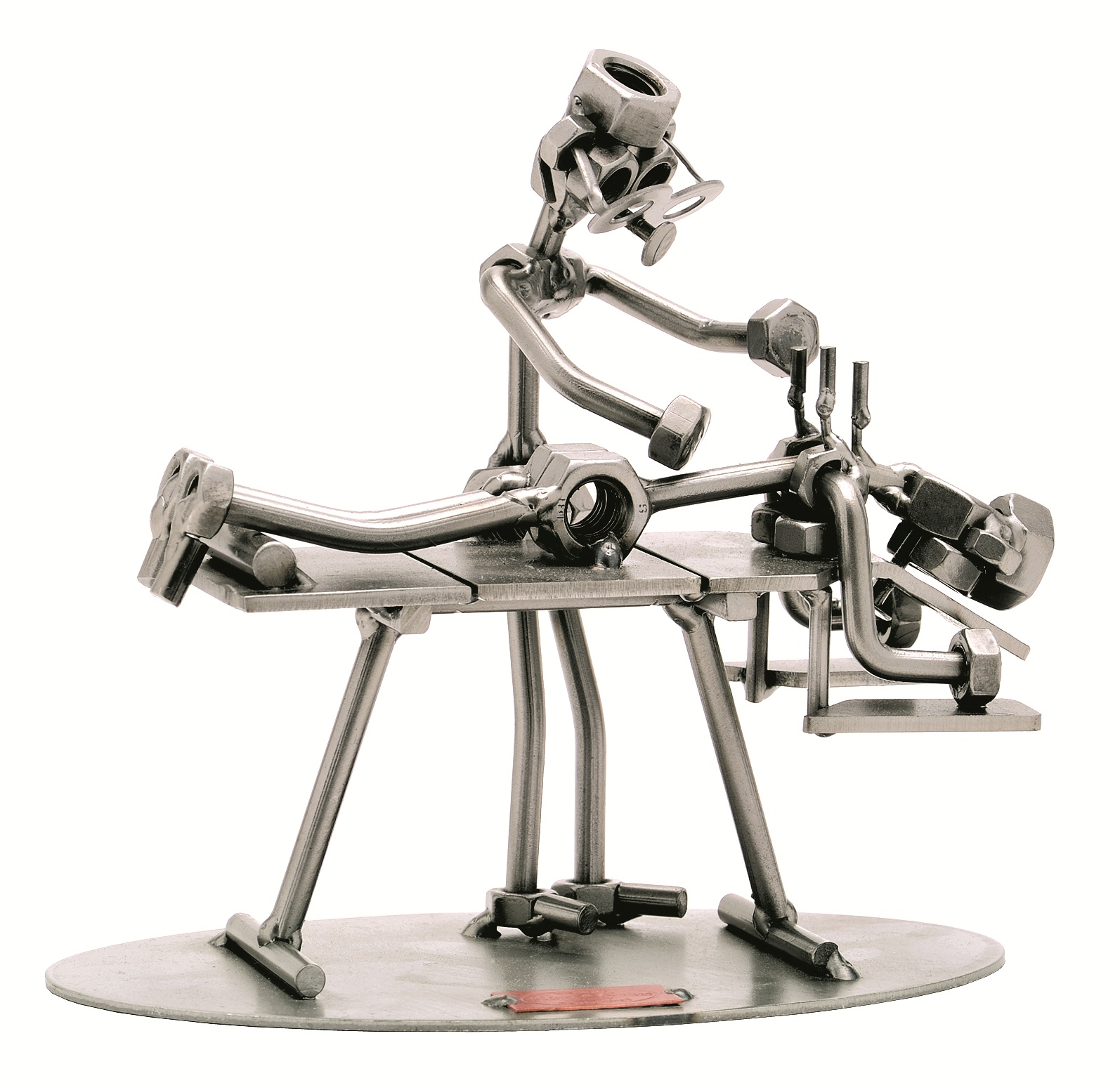 Metalfigur Akupunktør | Perfekt gave til behandleren