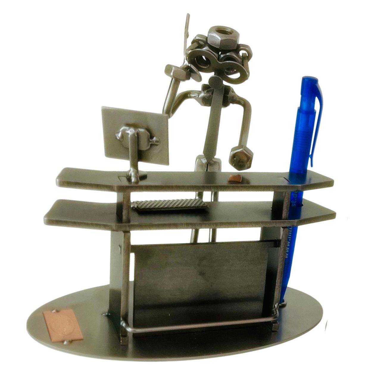 Metalfigur - Svendegave til Metalfigur Receptionist | Mandlig receptionist