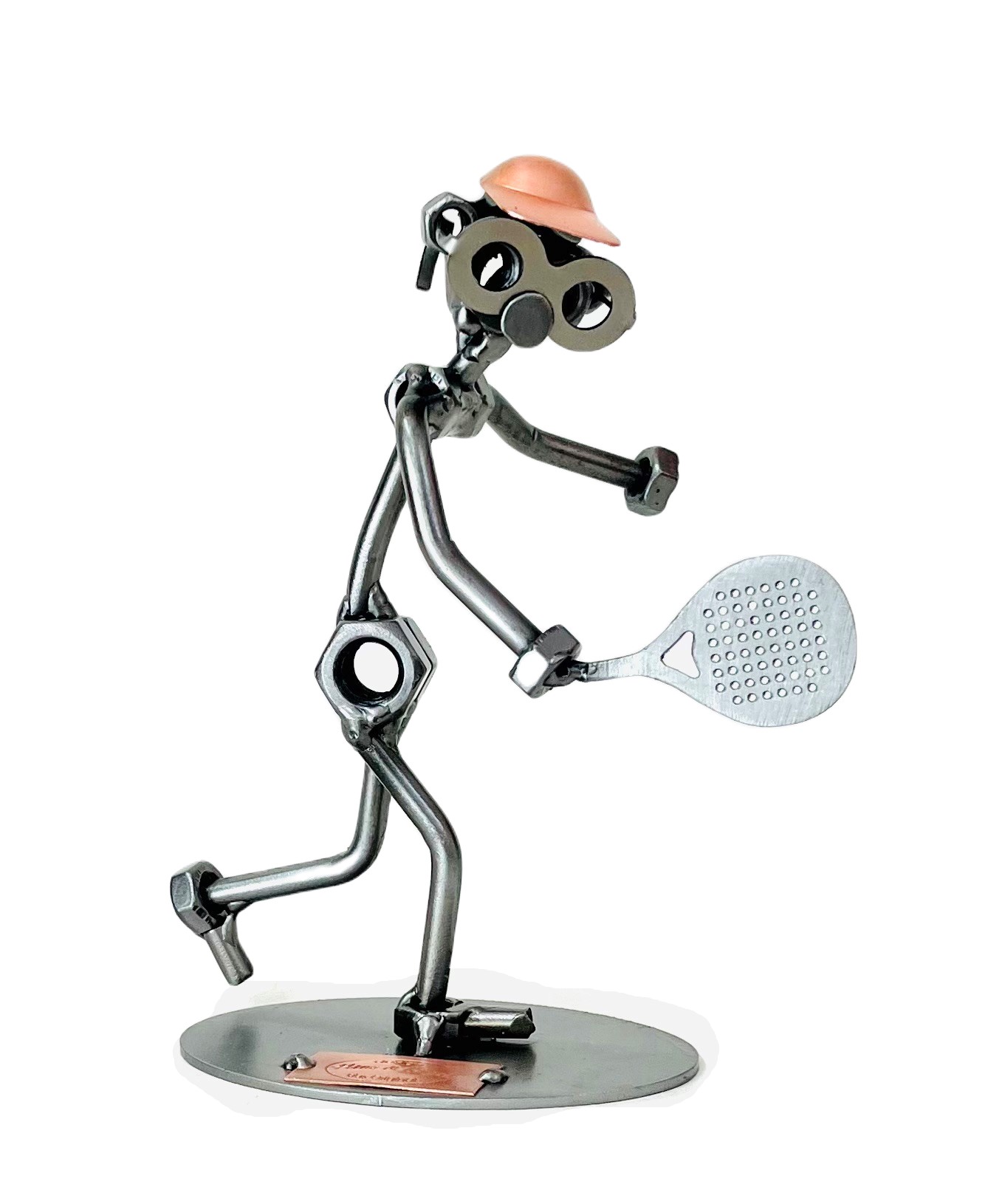 Metalfigur - Padel Spiller - Mand