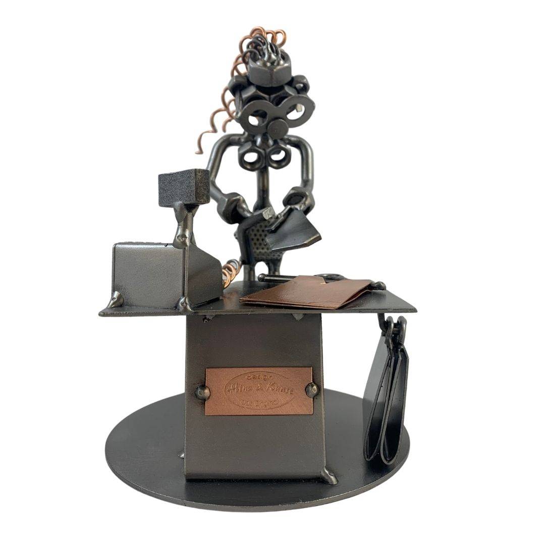 Metalfigur - Butiksassistent - salgsassistent - kvinde