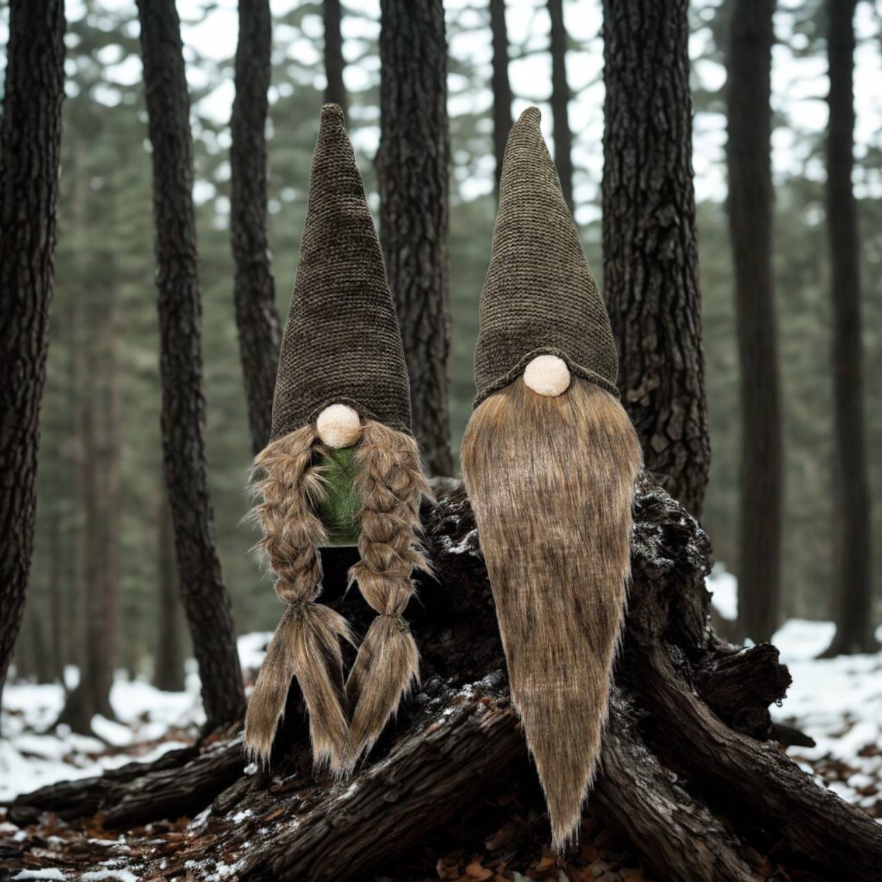 Nisser Nisse far & Nisse mor Grøn
