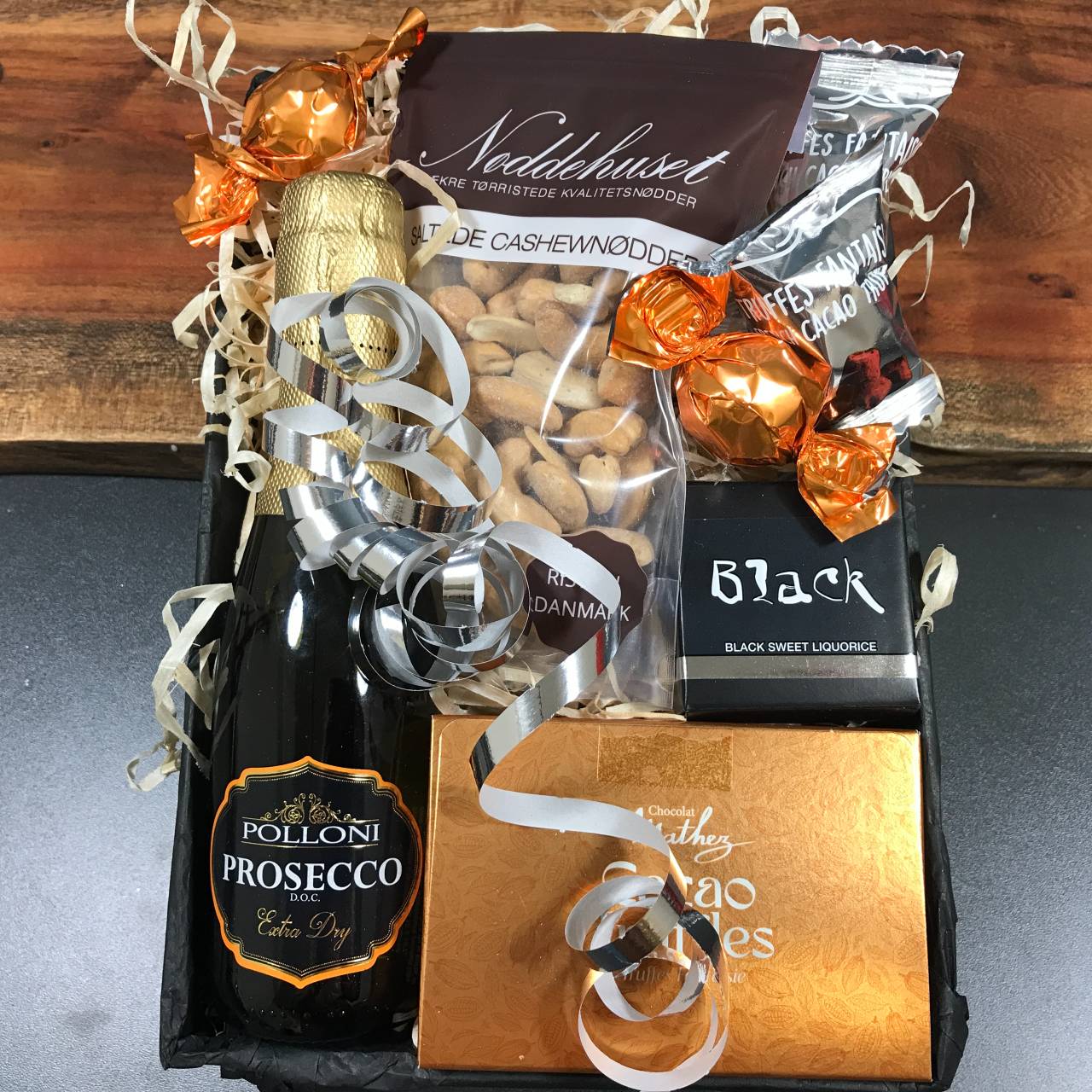 Nytårskurv - Prosecco og lækkerier