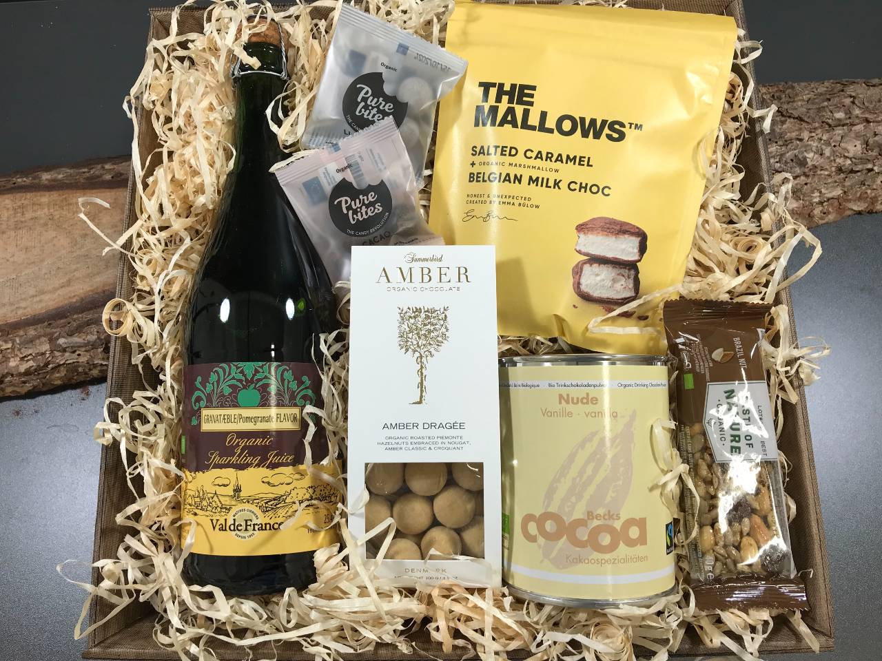 Økologisk gavekurv - cider og hygge