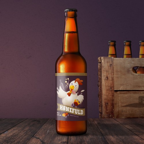 Øl - Hønefuld - 500 ml.