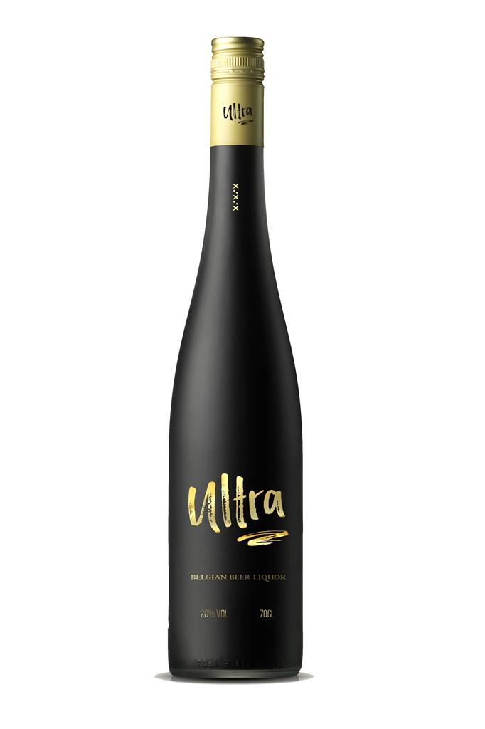 Belgisk øllikør - Ultrapres Beer liquor - 20 % alkohol - 70 cl.